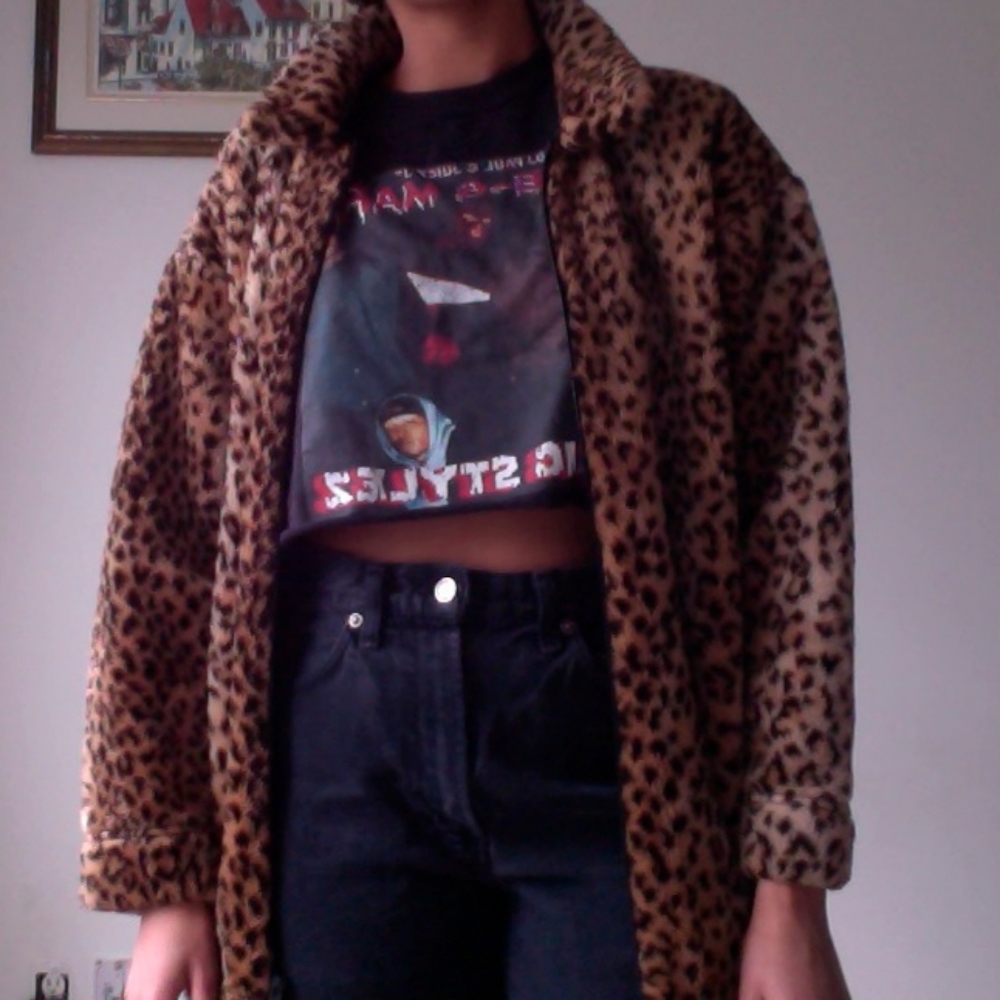 ❤SALE❤ Oversized Vintage Leopard Print Jacket